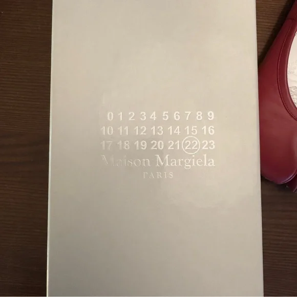 Maison margiela red tabi ballet flats - Picture 6 of 6